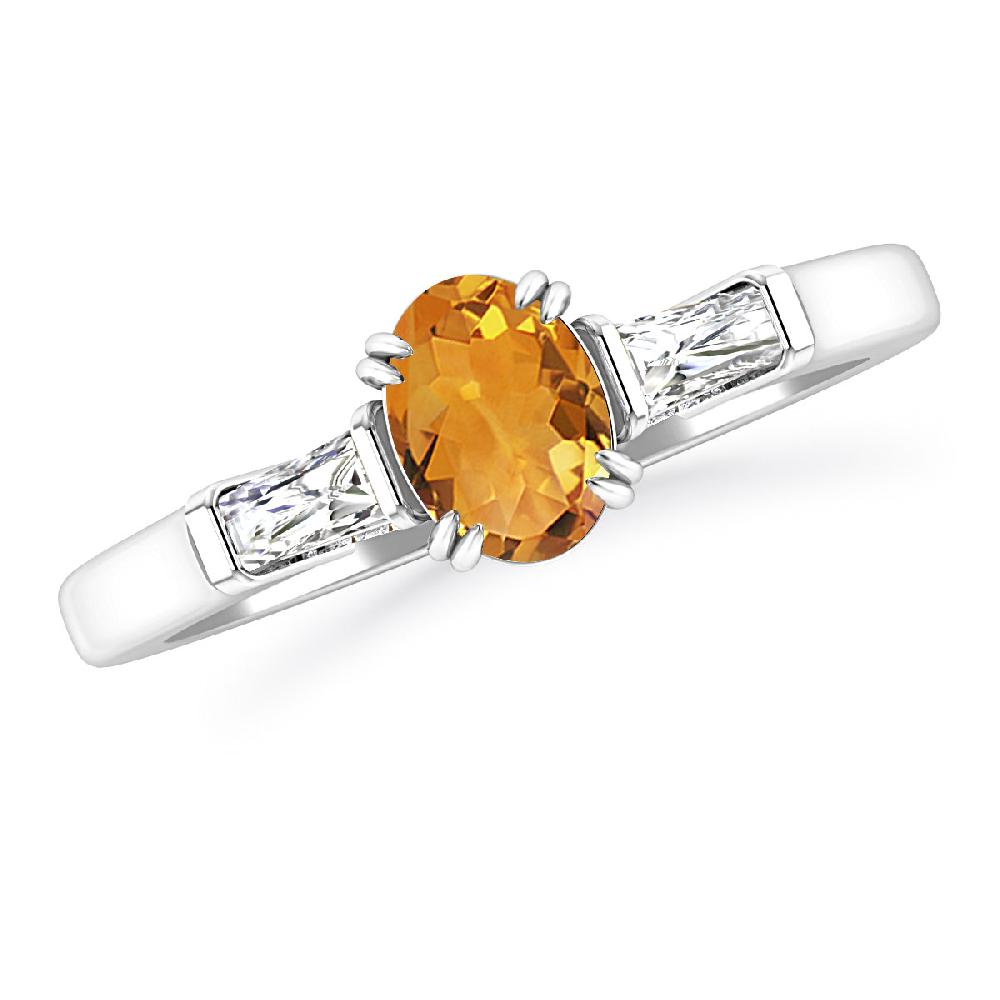 White Gold - Citrine