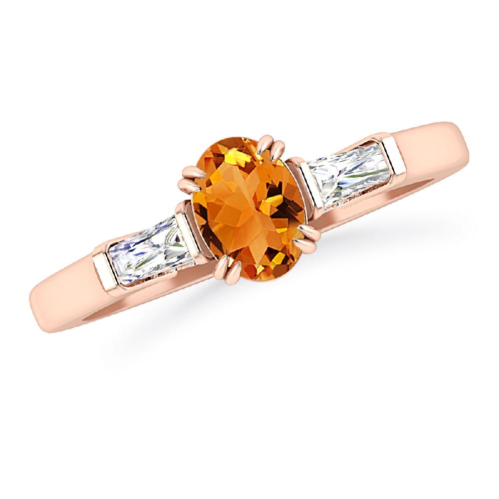 Rose Gold - Citrine