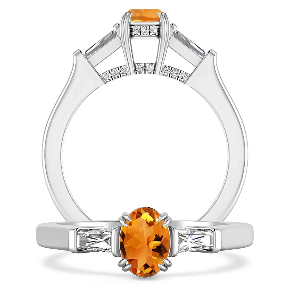 White Gold - Citrine