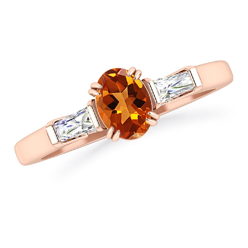 Rose Gold - Citrine