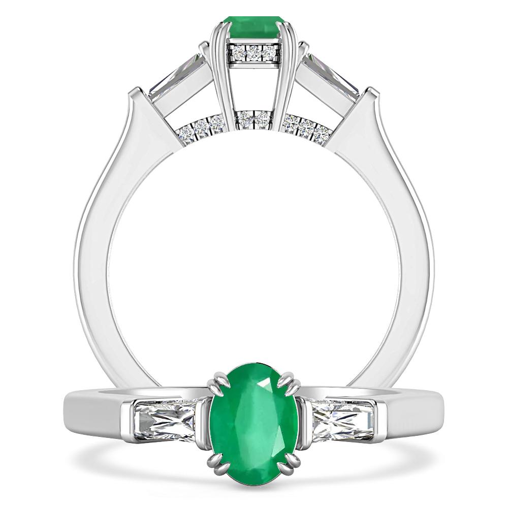 White Gold - Emerald