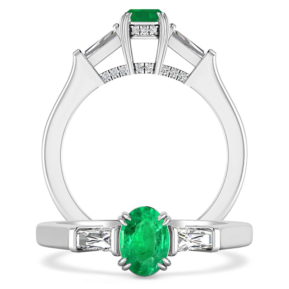 White Gold - Emerald