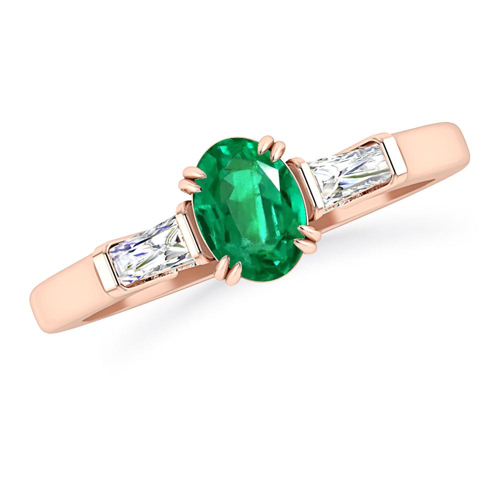 Rose Gold - Emerald