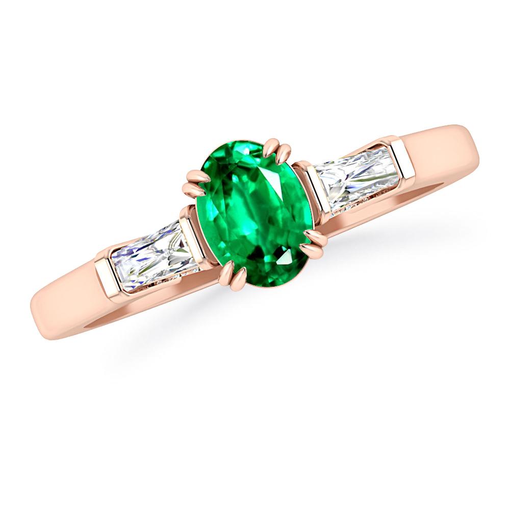 Rose Gold - Emerald