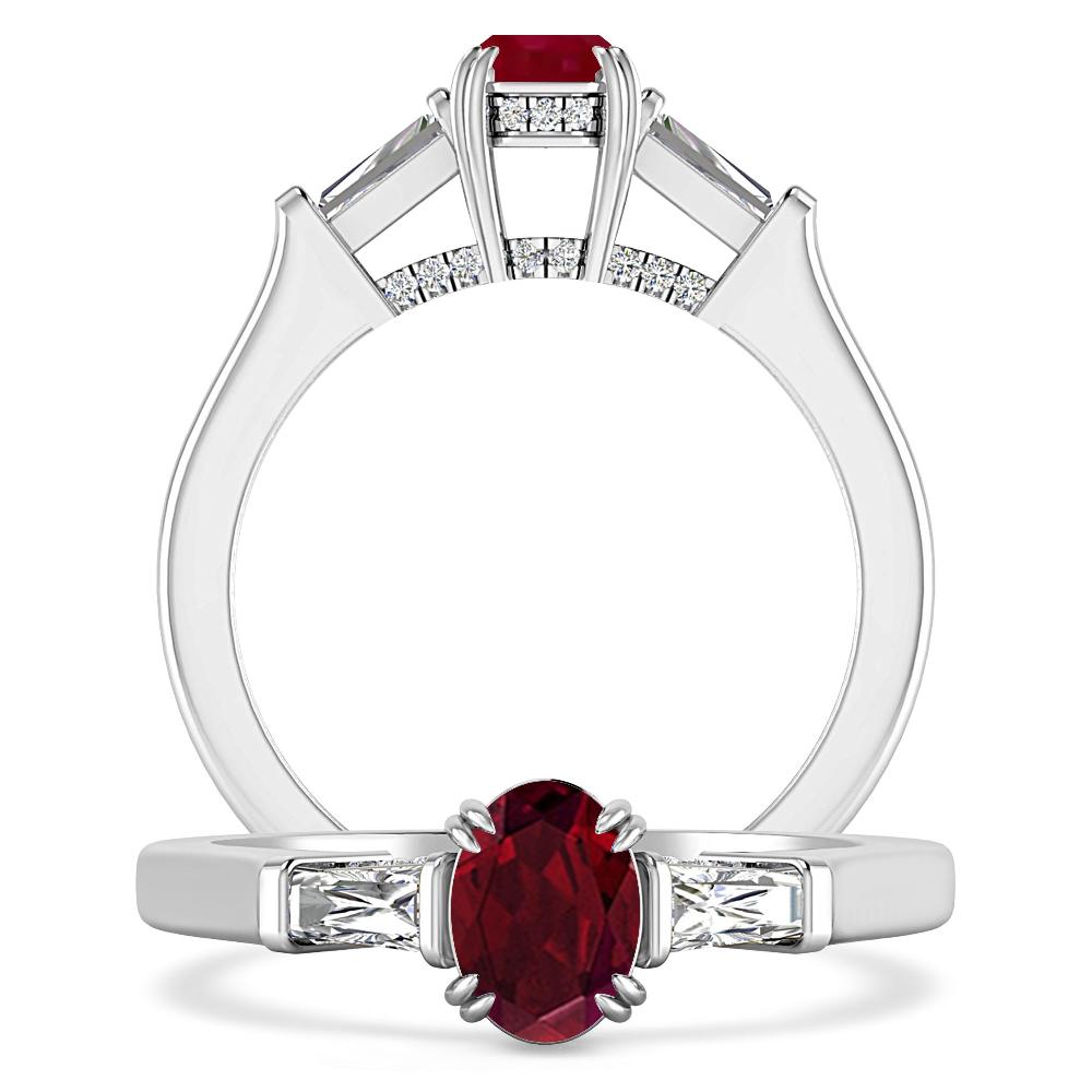 White Gold - Garnet