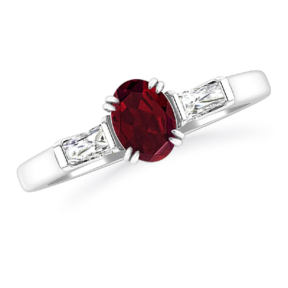 White Gold - Garnet