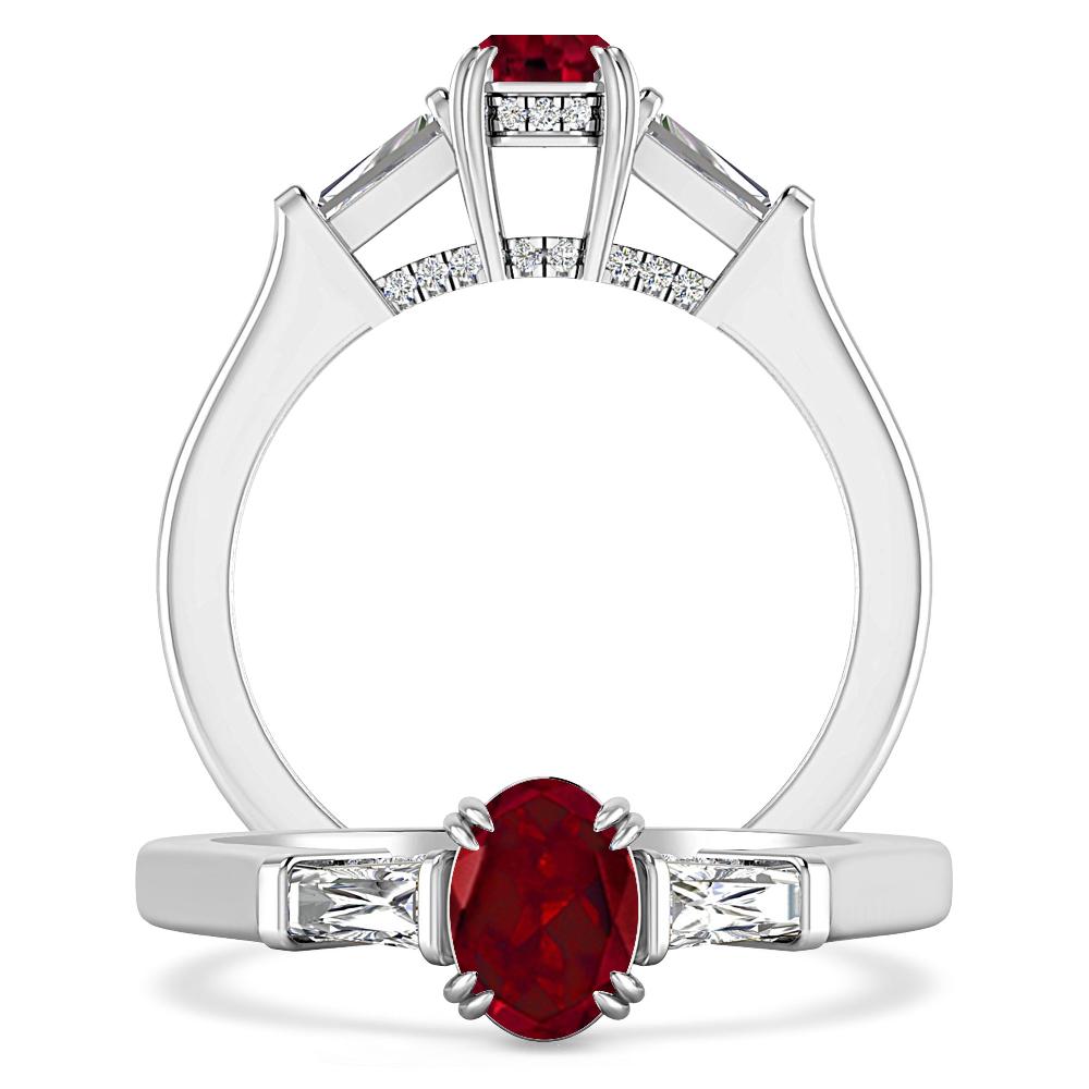 White Gold - Garnet