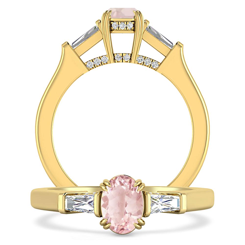 Yellow Gold - Morganite