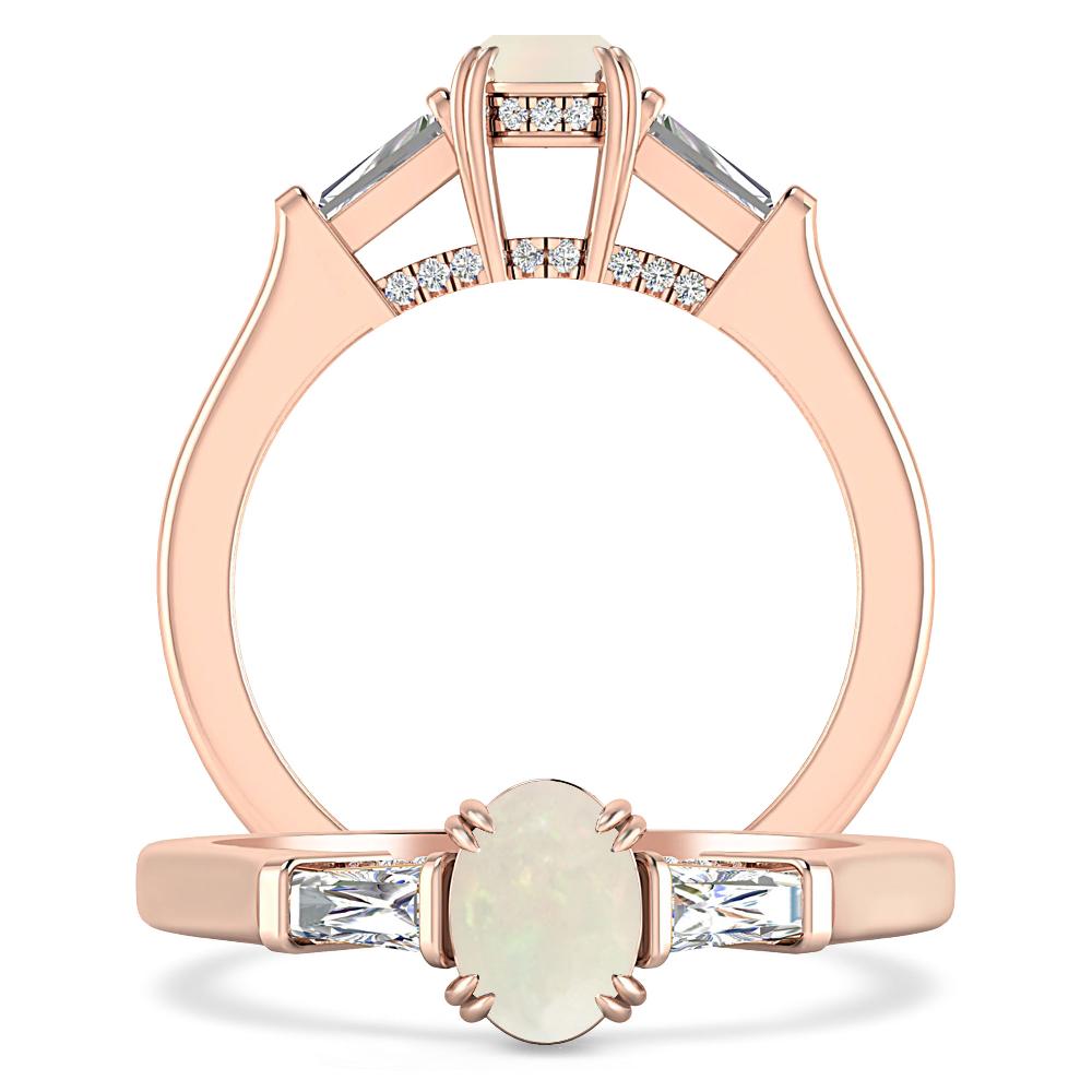 Rose Gold - Opal