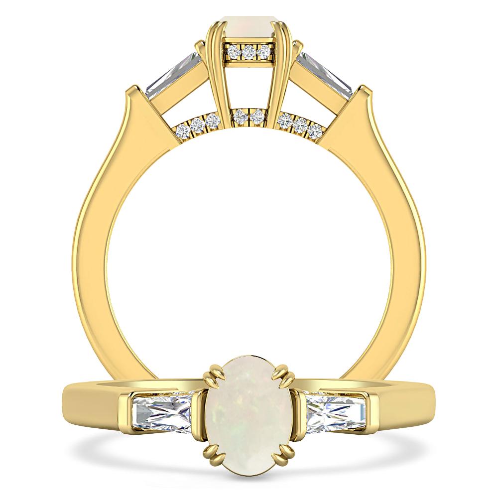 Yellow Gold - Opal