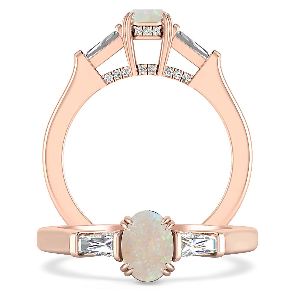 Rose Gold - Opal