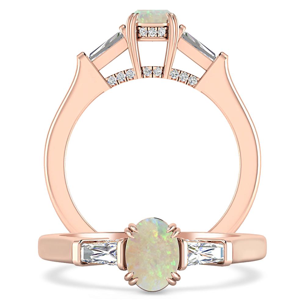 Rose Gold - Opal