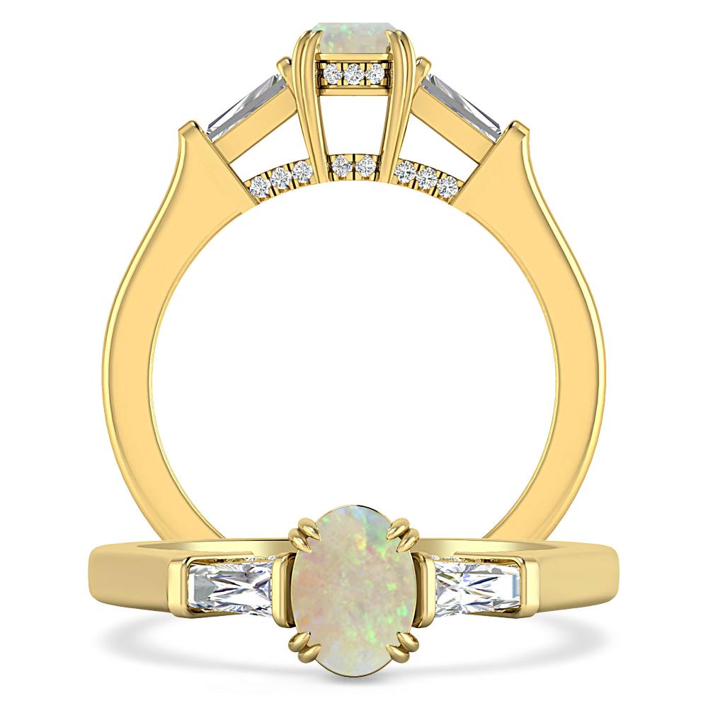 Yellow Gold - Opal