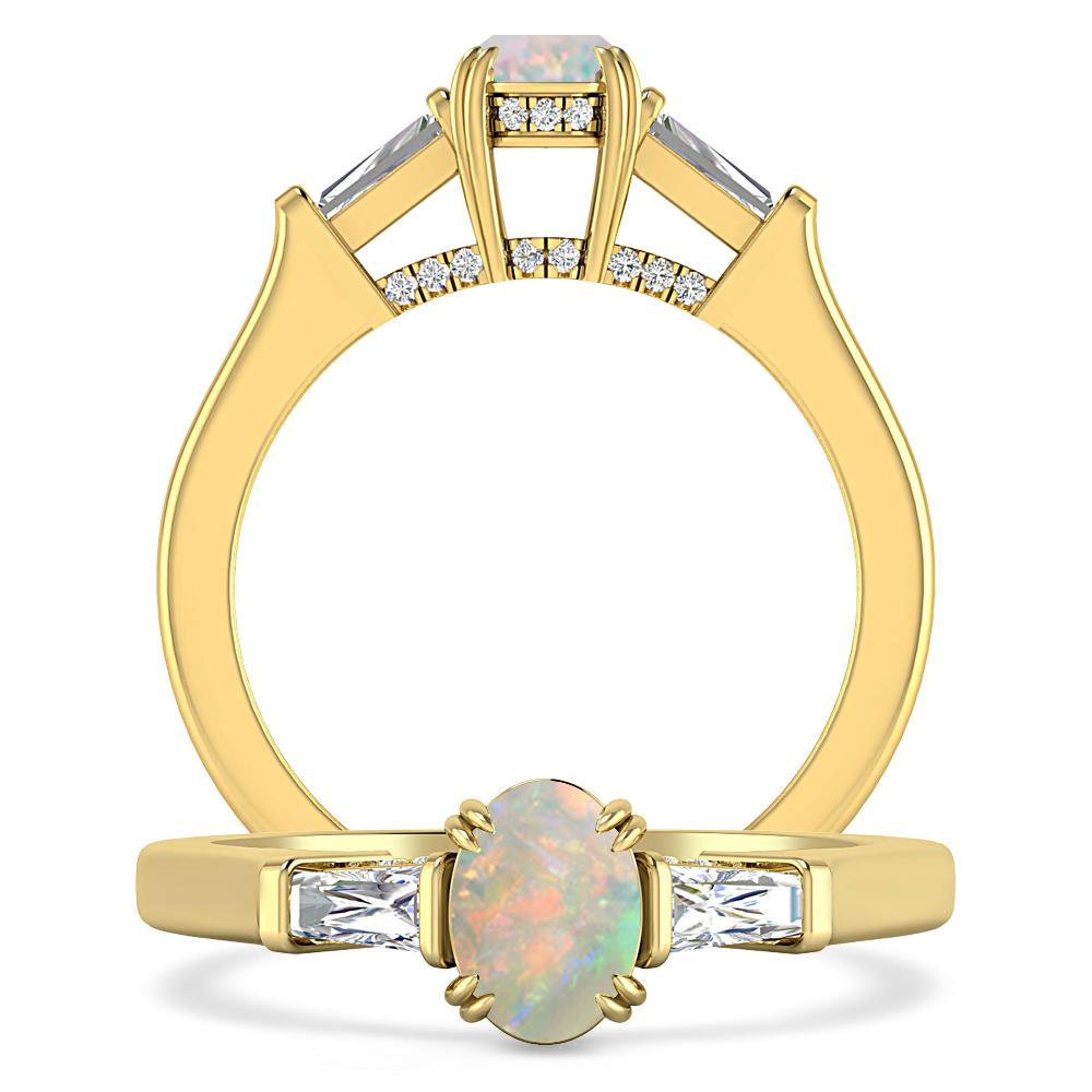 Yellow Gold - Opal