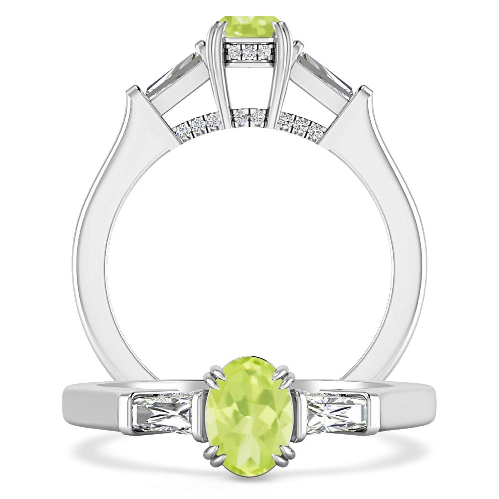 White Gold - Peridot