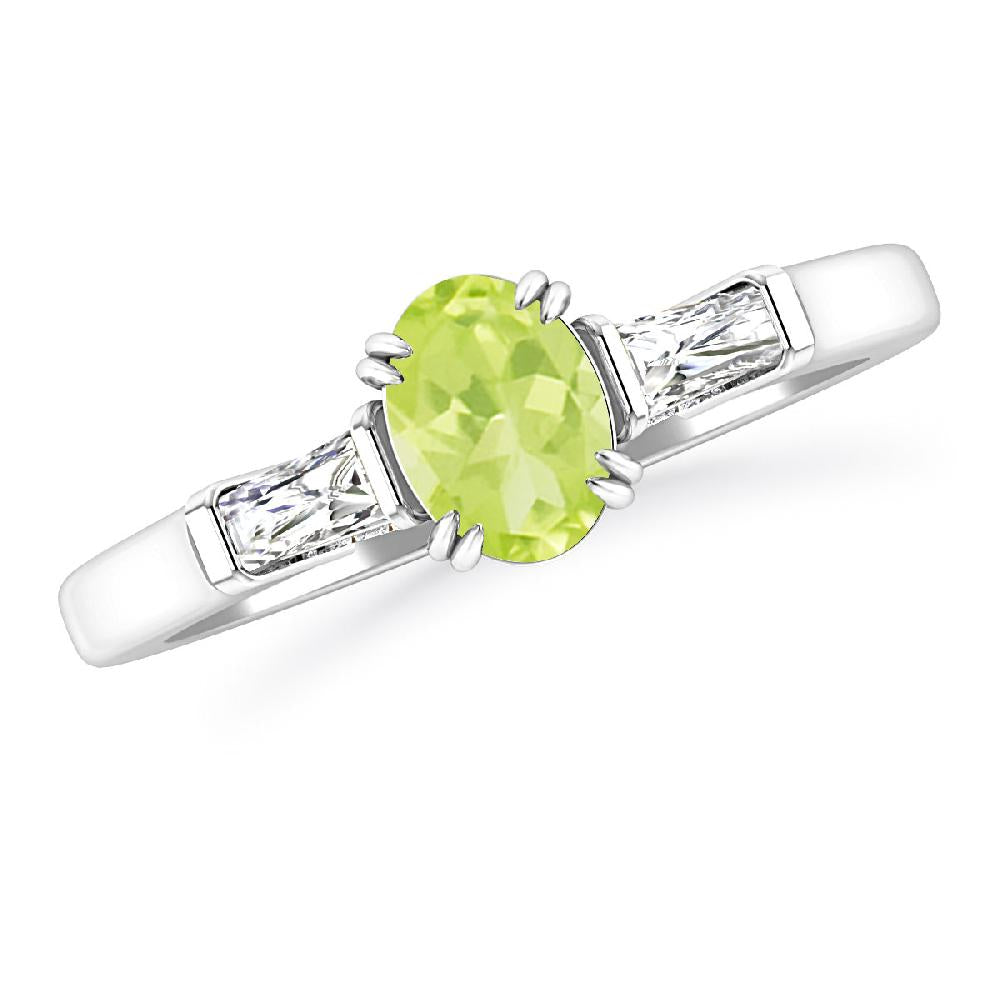 White Gold - Peridot