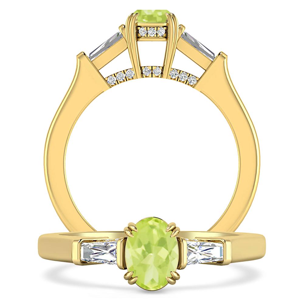 Yellow Gold - Peridot