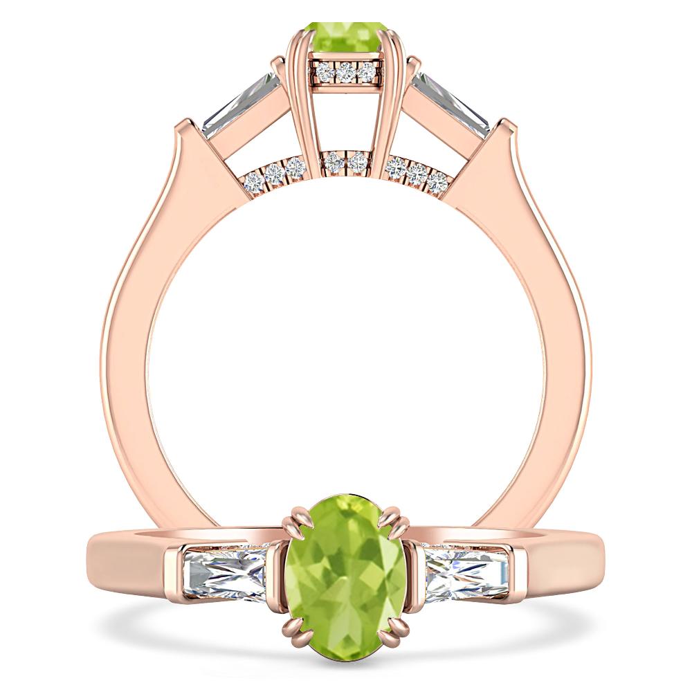 Rose Gold - Peridot