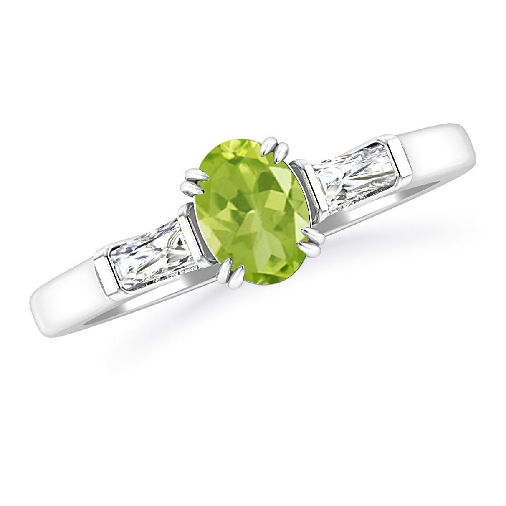 White Gold - Peridot