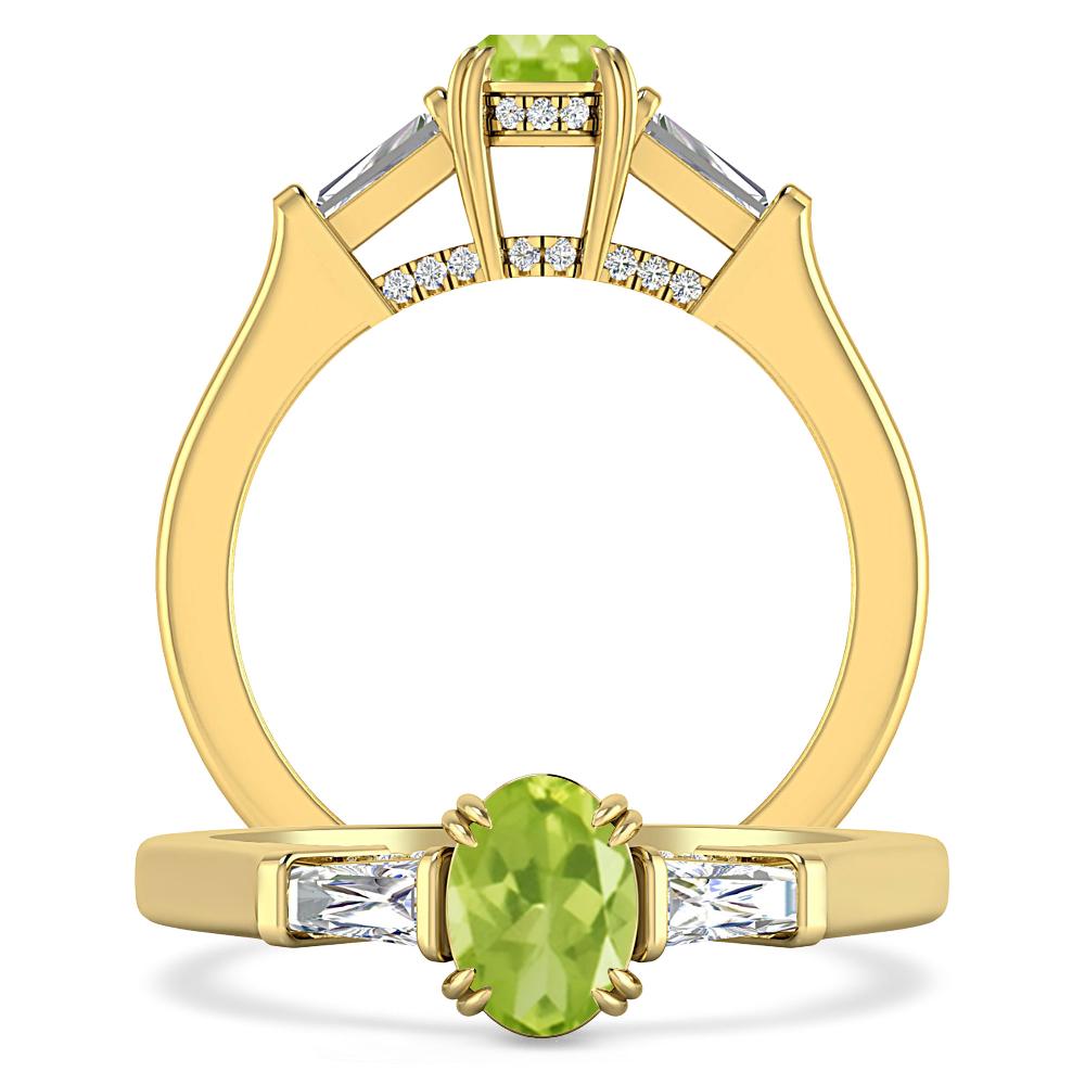 Yellow Gold - Peridot