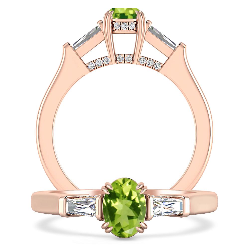 Rose Gold - Peridot