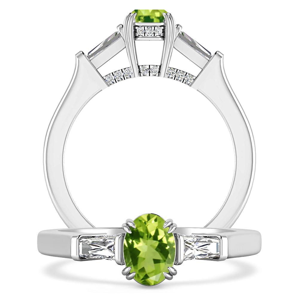 White Gold - Peridot