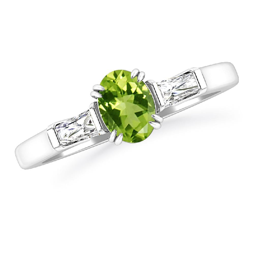 White Gold - Peridot