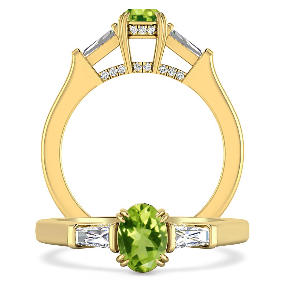 Yellow Gold - Peridot