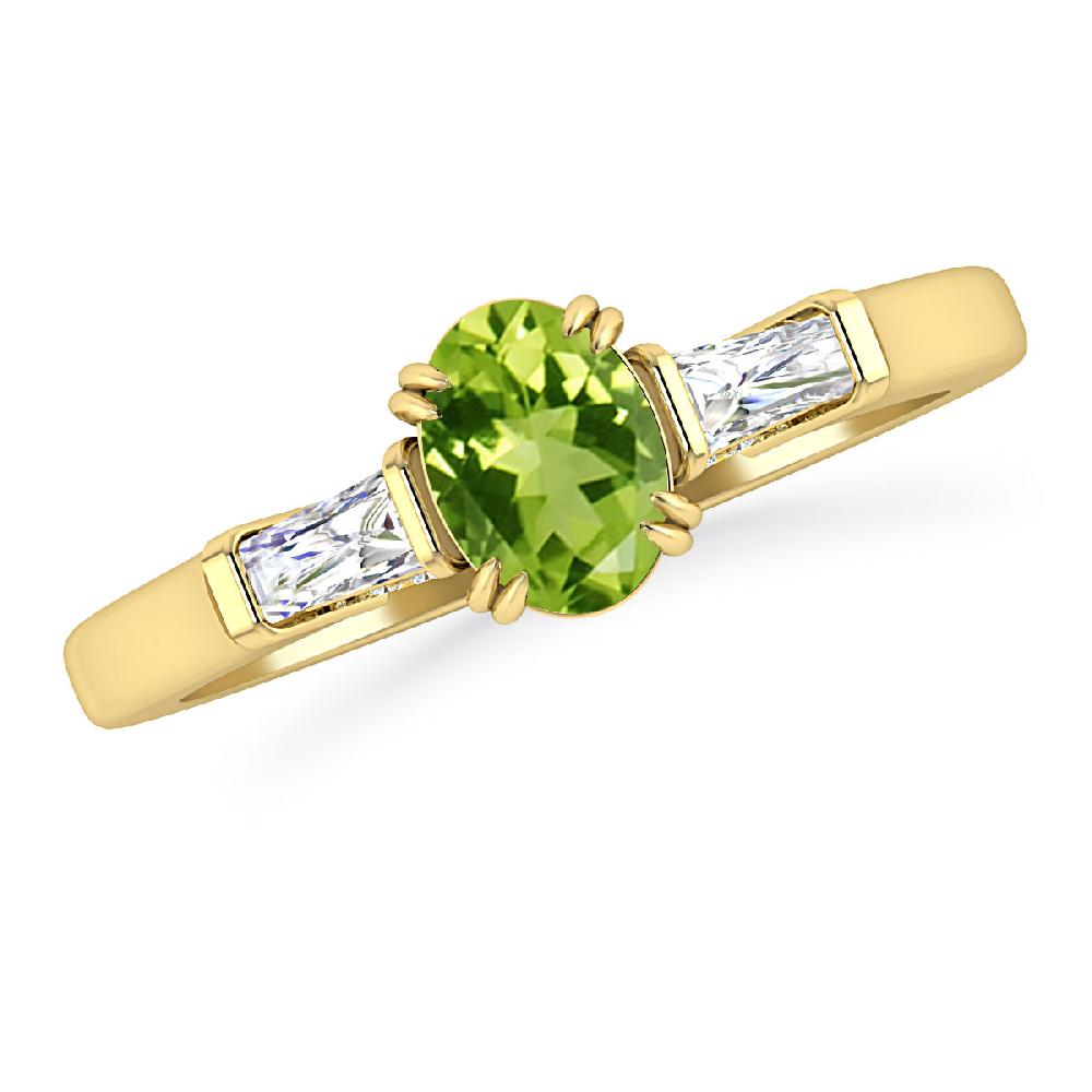 Yellow Gold - Peridot