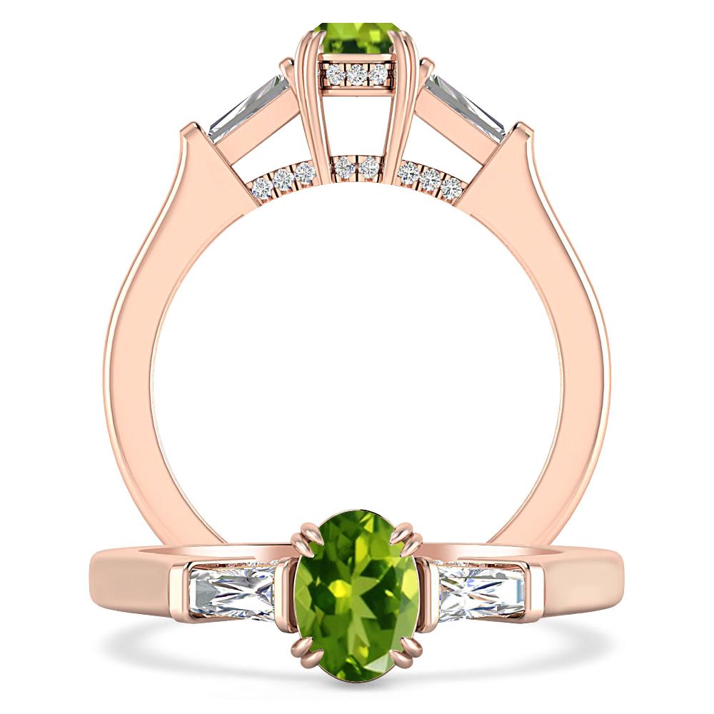 Rose Gold - Peridot