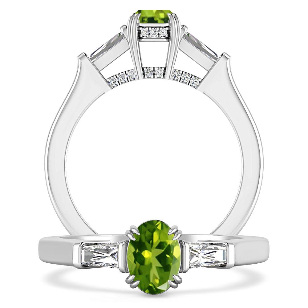 White Gold - Peridot