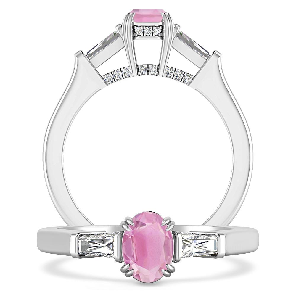 White Gold - Pink Tourmaline