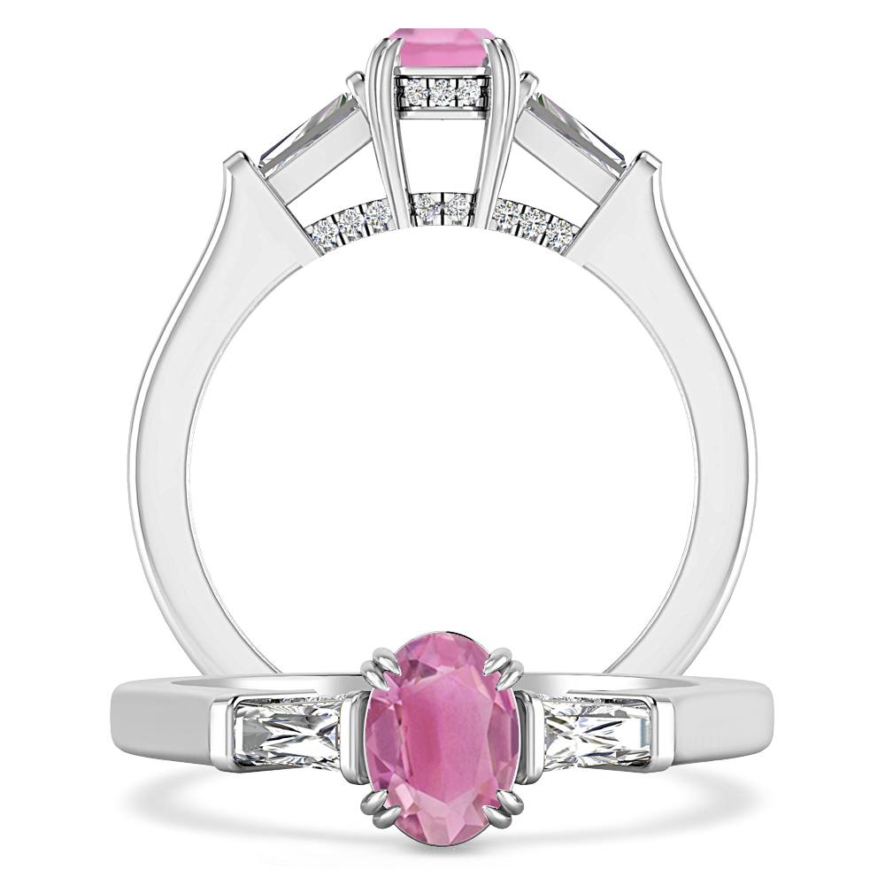 White Gold - Pink Tourmaline