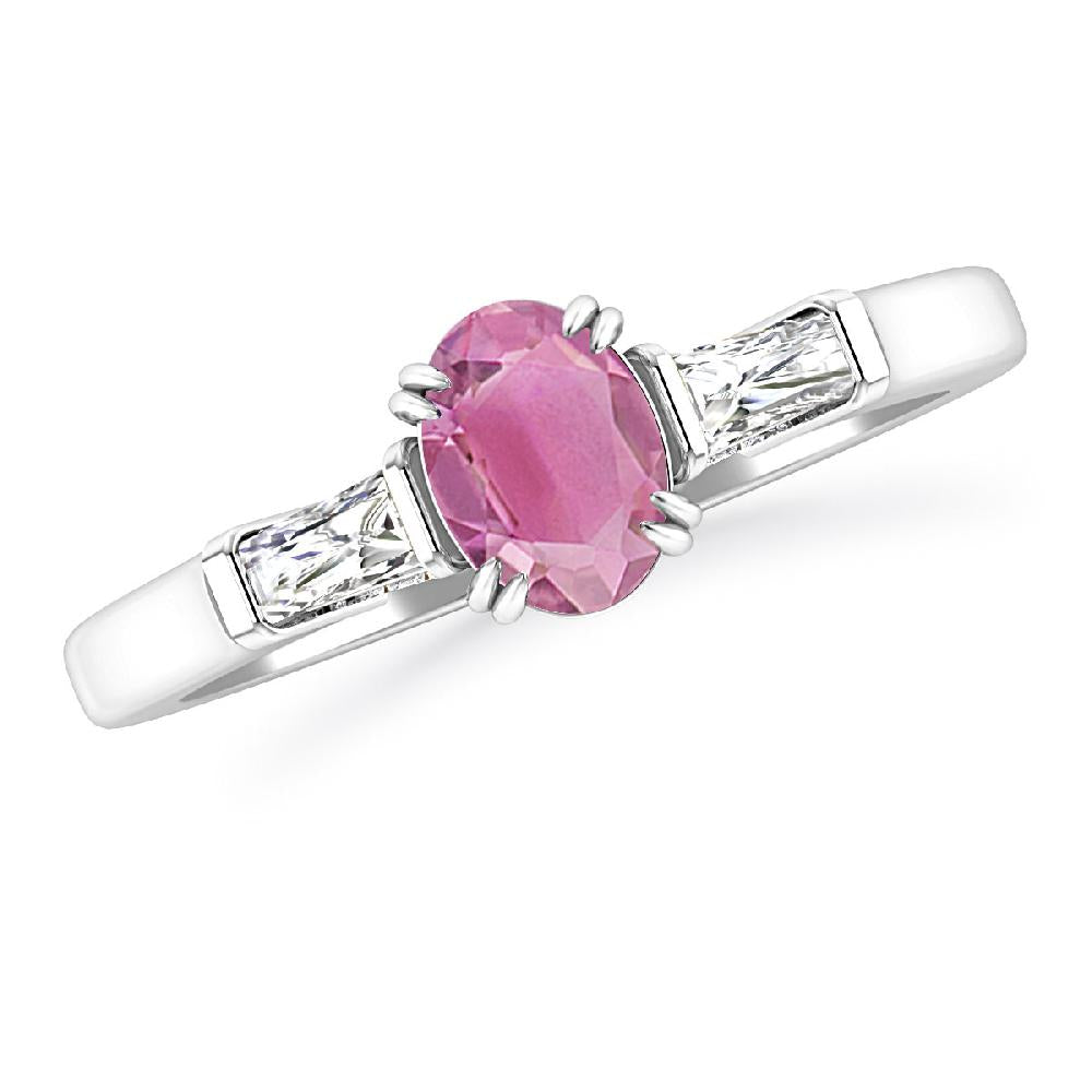 White Gold - Pink Tourmaline