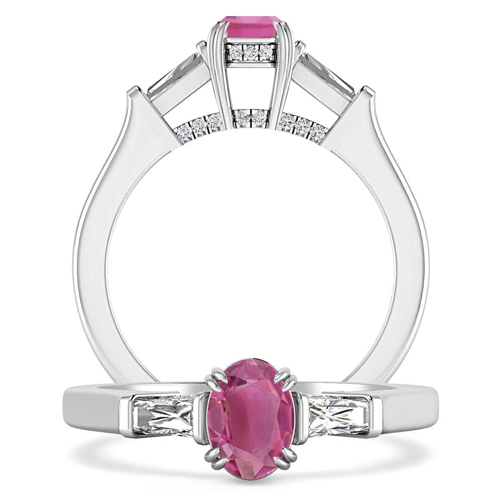 White Gold - Pink Tourmaline