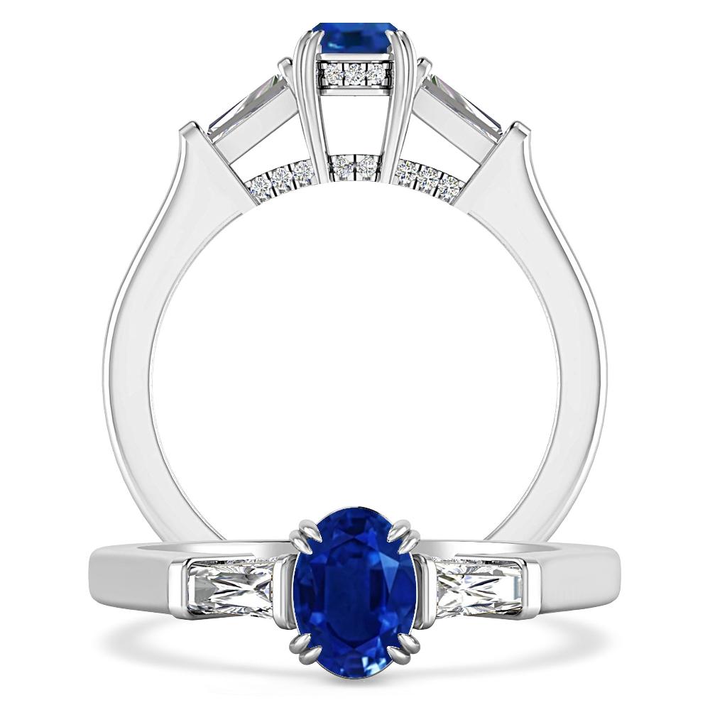 White Gold - Sapphire