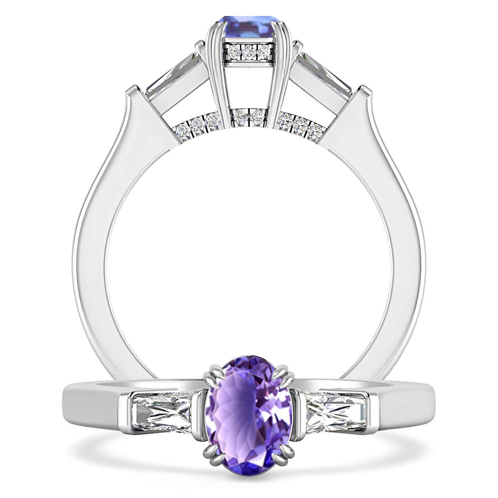 White Gold - Tanzanite