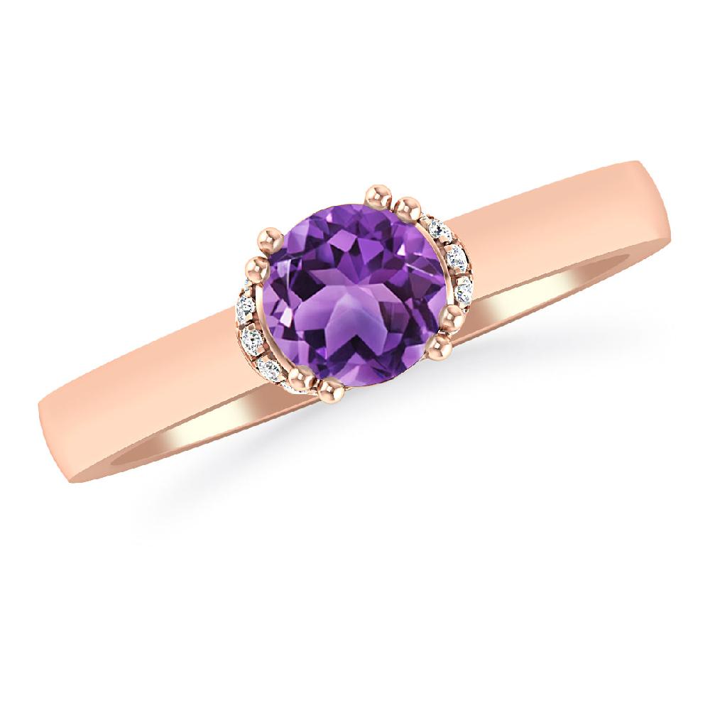 Rose Gold - Amethyst