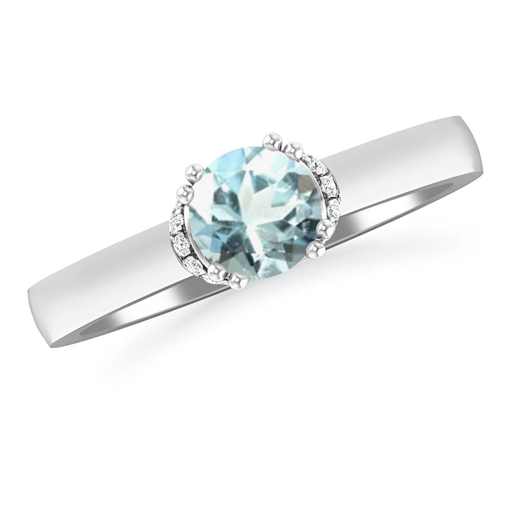 White Gold - Aquamarine