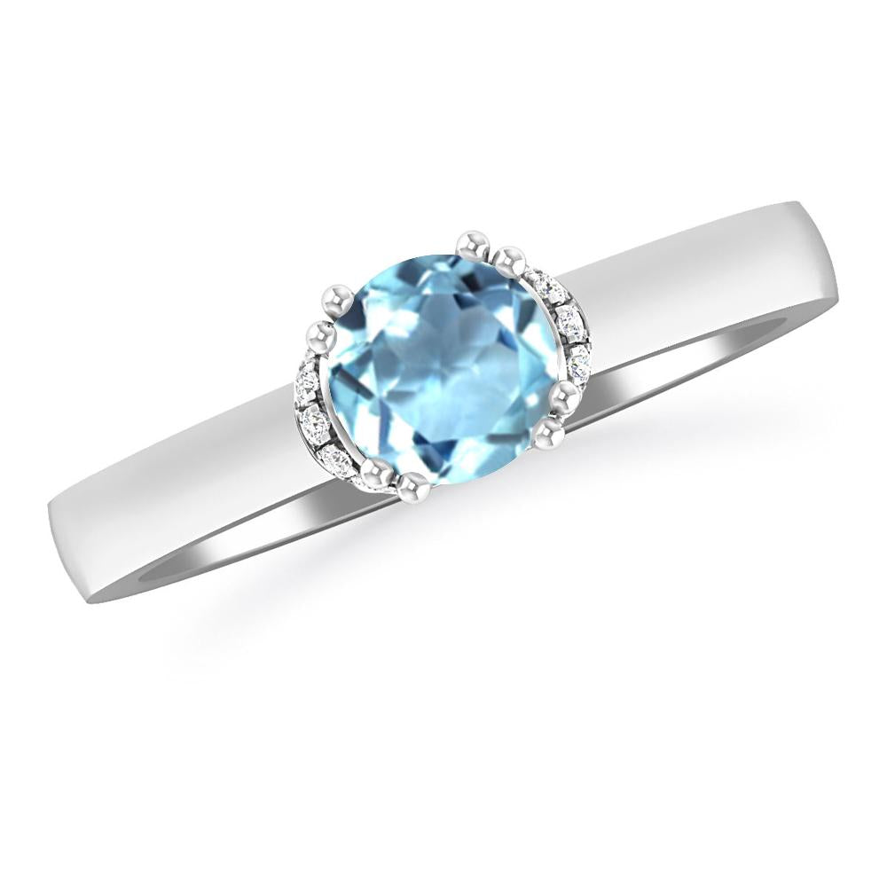 White Gold - Aquamarine