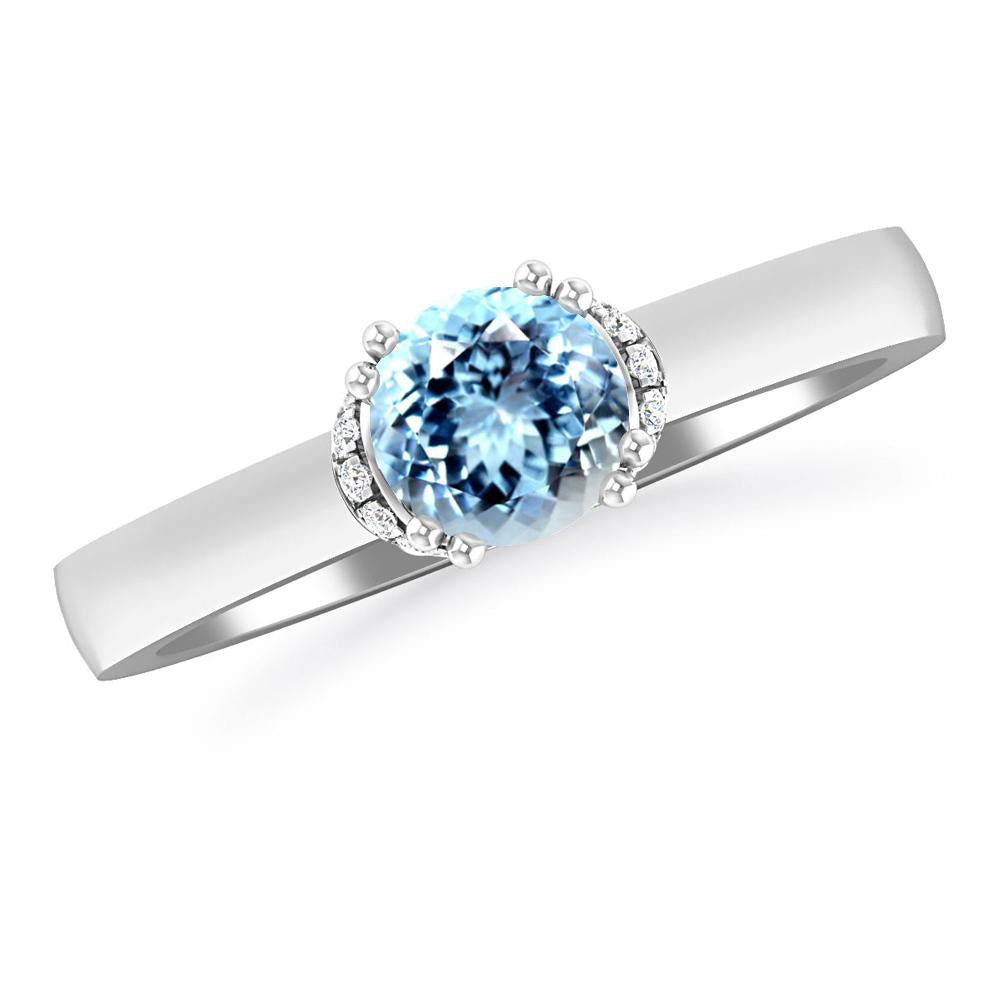 White Gold - Aquamarine