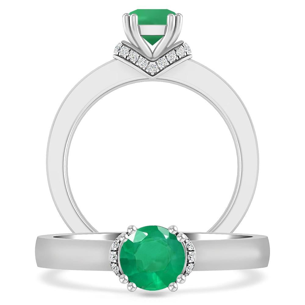 White Gold - Emerald