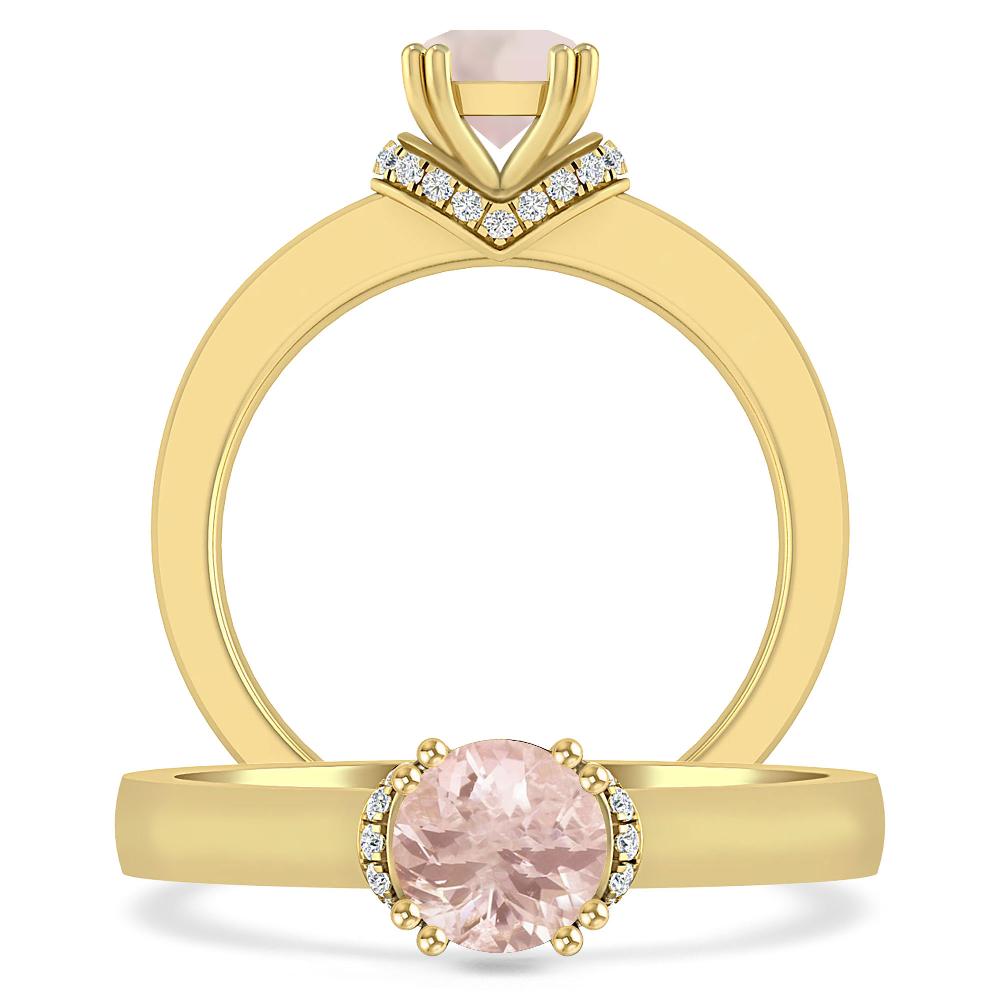 Yellow Gold - Morganite