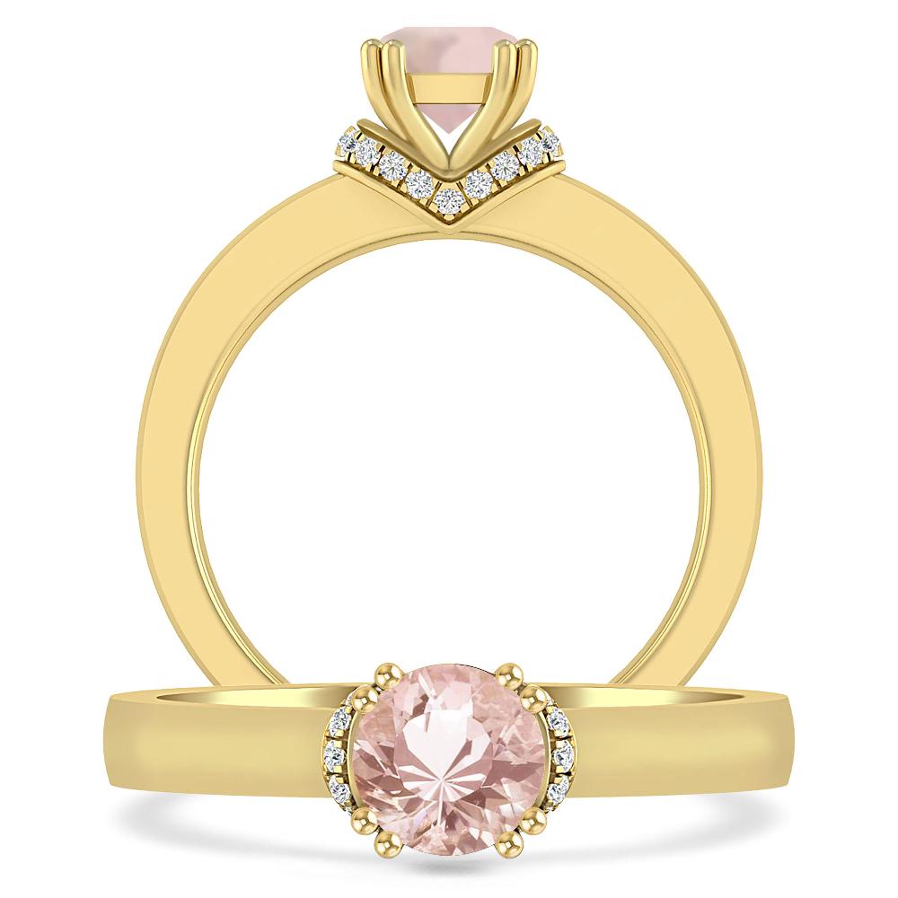 Yellow Gold - Morganite