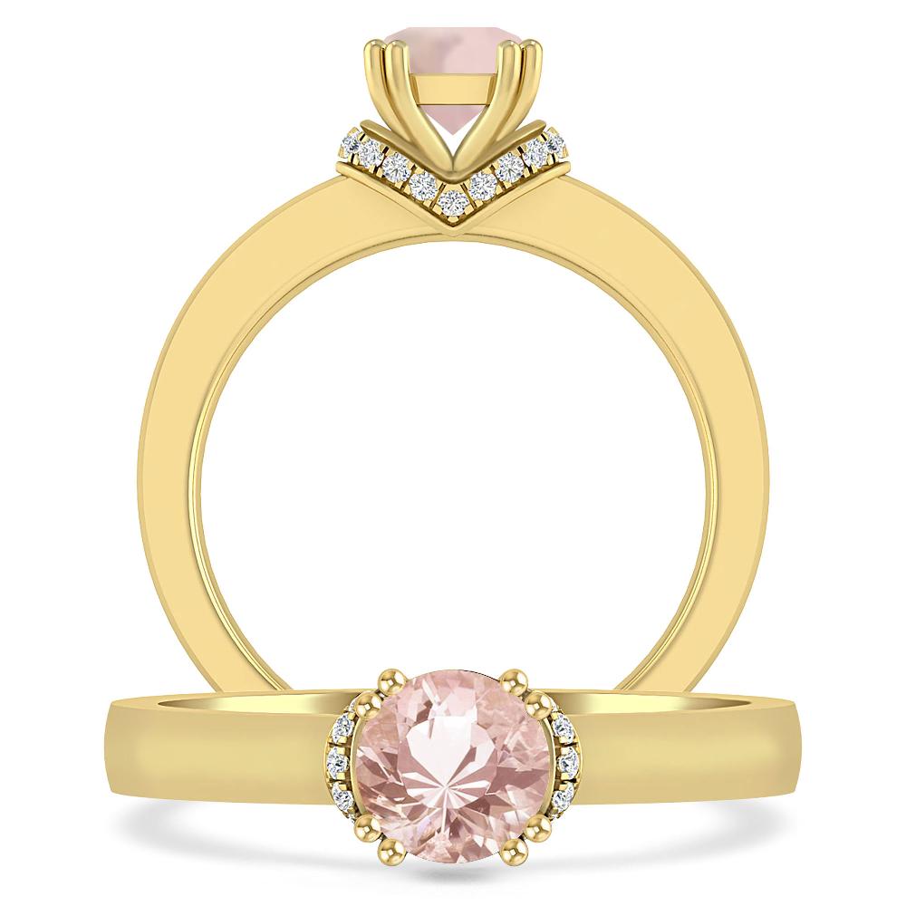 Yellow Gold - Morganite