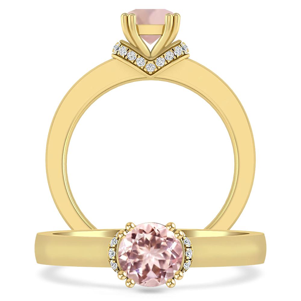 Yellow Gold - Morganite