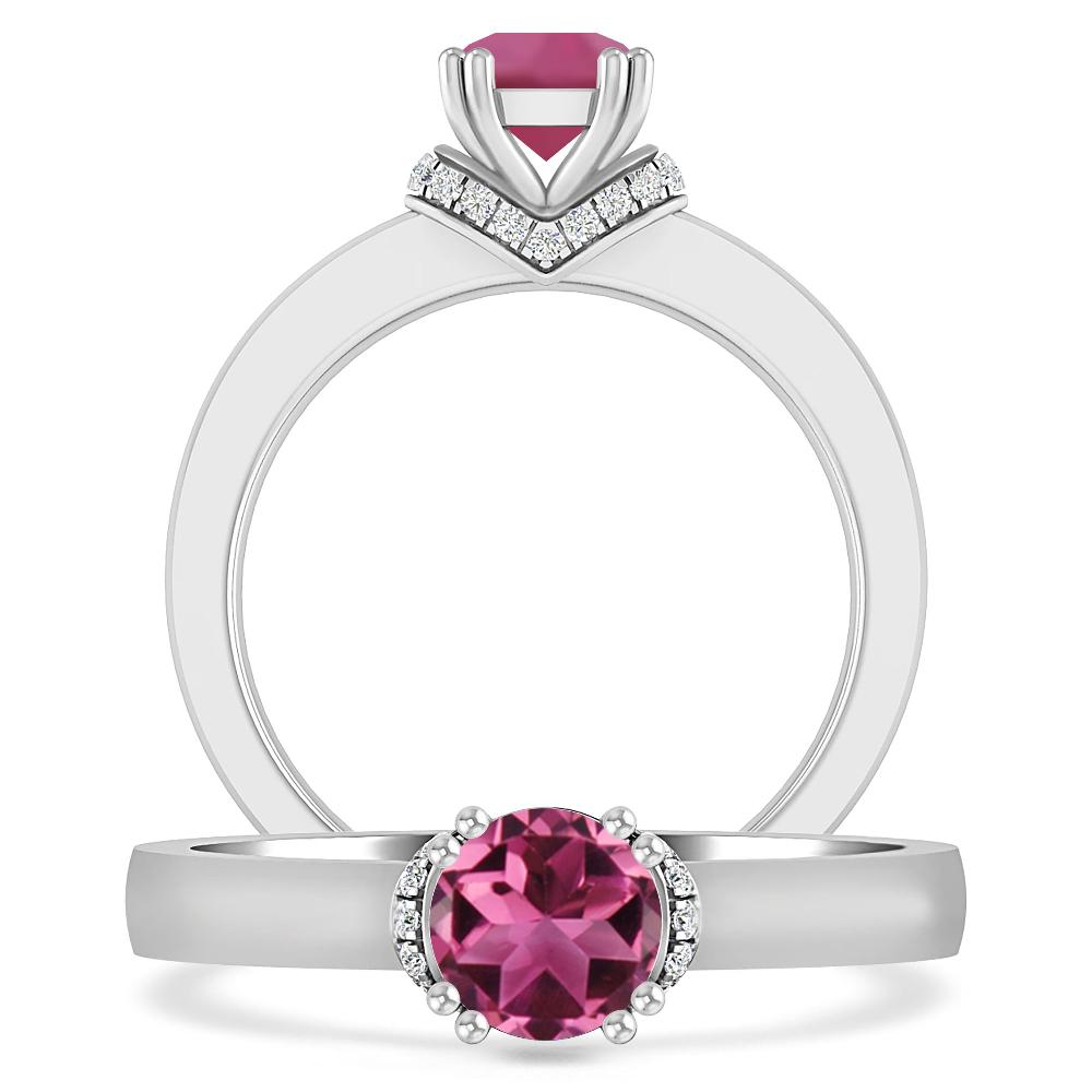 White Gold - Pink Tourmaline