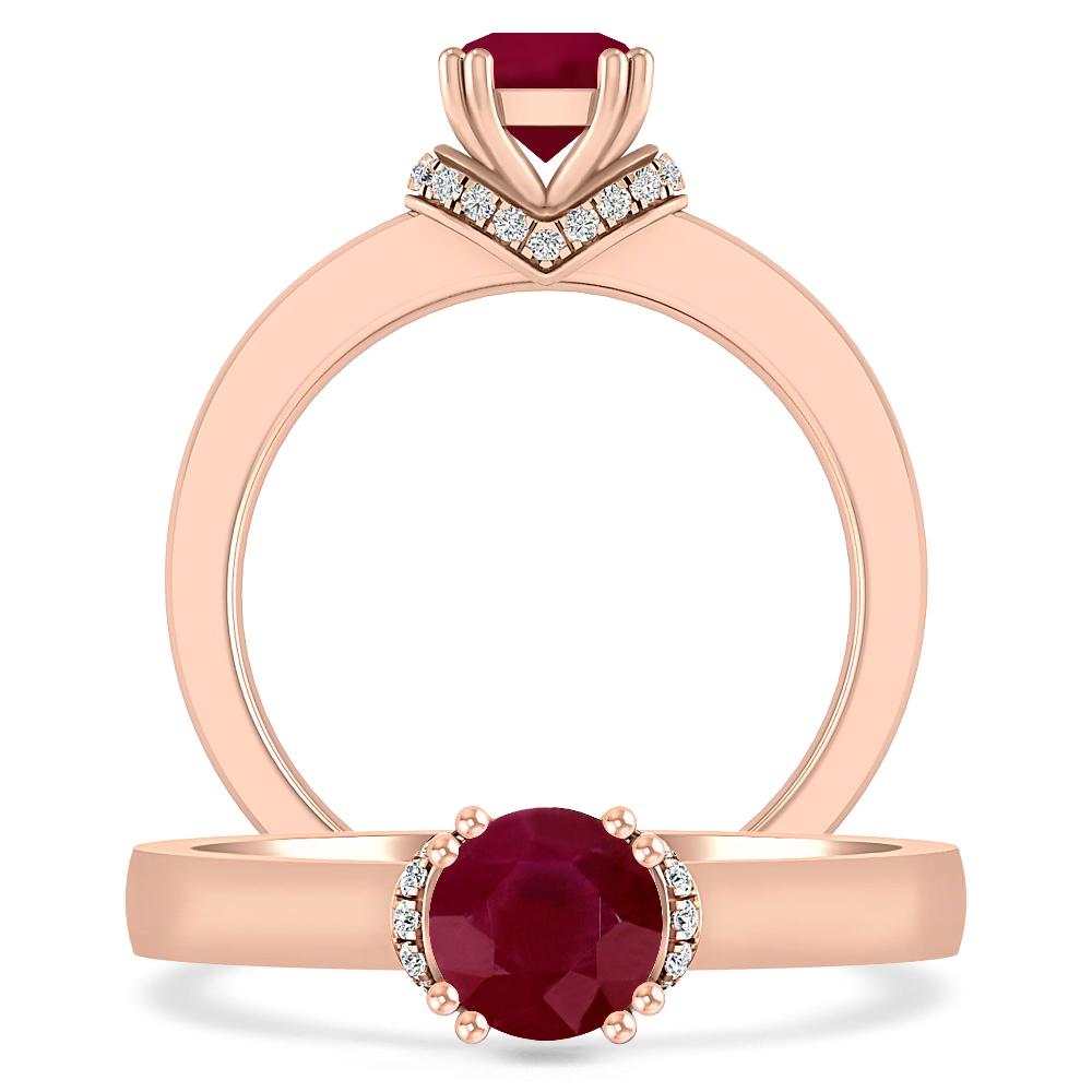 Rose Gold - Ruby