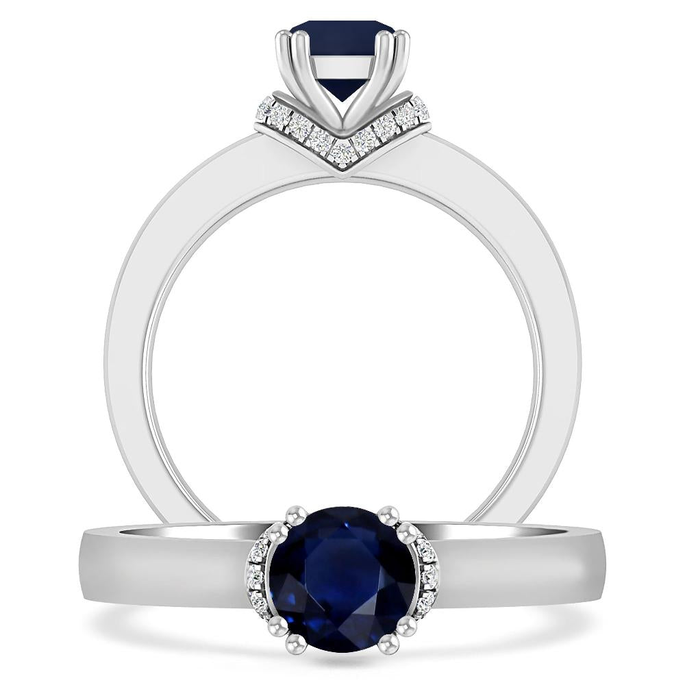 White Gold - Sapphire