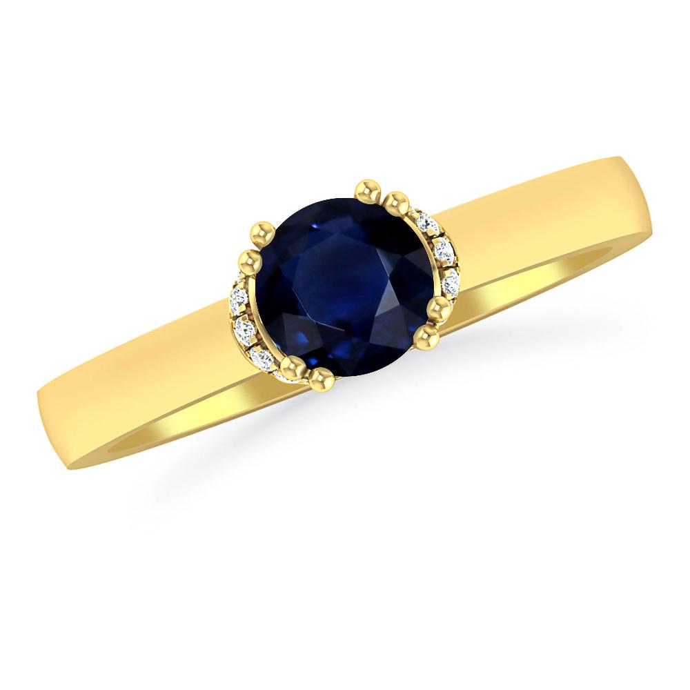 Yellow Gold - Sapphire